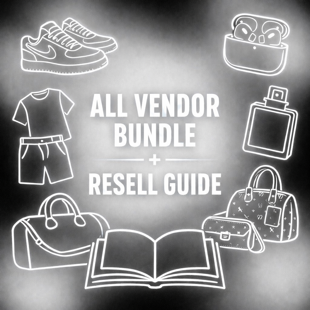 All Vendor Bundle + Reselling Guide